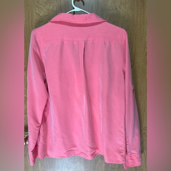 Fashion Bug Coral Dress Shirt Size M - Picture 2 of 2